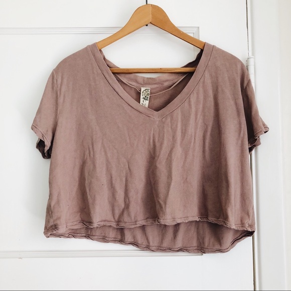 Free People Tops - Free People Cropped Tee S